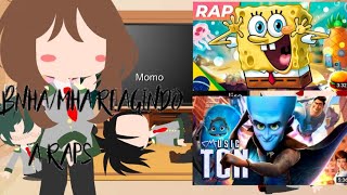 Bnha/Mha Reagindo A Raps do Bob esponja e Megamente