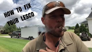 How To Replace The Spinning Platter On A Lesco Spreader