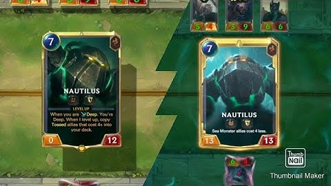 Nautilus| Level Up Animation|Legends of Runeterra
