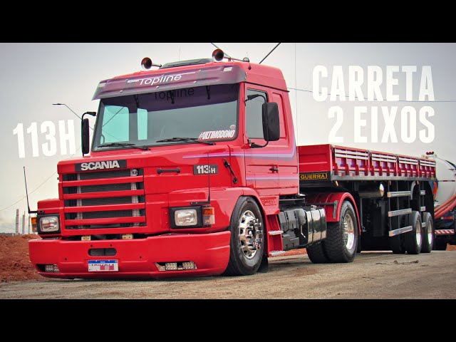 SCANIA 113 / CARRETA 2 EIXOS - Festa dos Motoristas / Mandirituba - Caminhões  Arqueados/Qualificados 