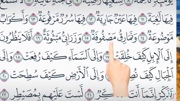 سورة الغاشية للقارئ نور الدين حازم أبو غزالة برواية حفص عن عاصم