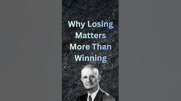 Why Losing Matters More Than Winning #napoleonhill #motivation #winner #shorts
