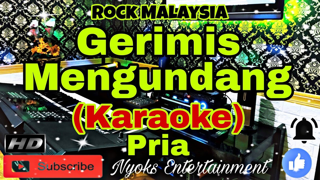 GERIMIS MENGUNDANG - Slam (Karaoke Malaysia) Nada Pria || F=DO