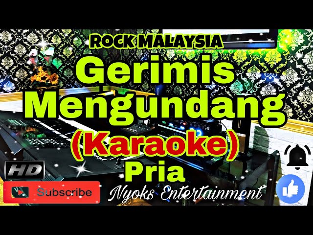 GERIMIS MENGUNDANG - Slam (Karaoke Malaysia) Nada Pria || F=DO class=