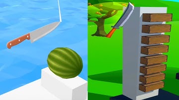 Slice It vs Slice All - Very Satisfying and Relaxing ASMR Slicing Game