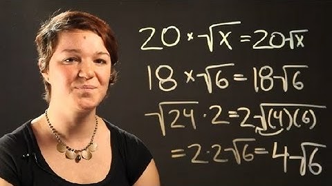 How to Multiply Whole Numbers With Radicals : Radical Numbers