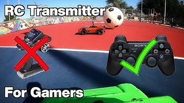 I turned a PS3 controller into an RC transmitter with a functional boost button
