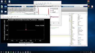 Inverted pendulum simulation on matlab