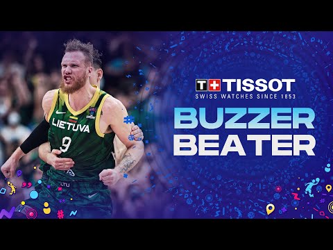 Ignas Brazdeikis🇱🇹 | TISSOT Buzzer Beater vs. Spain | FIBA #EuroBasket 2022