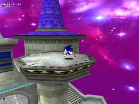 Super Sonic Galaxy - Purple Coins in the Twinkle Castle (Sonic Adventure DX Hack)