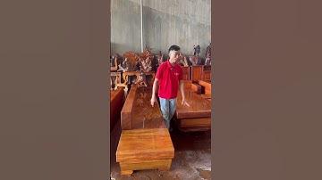 GIẢI CỨU GẤP! Bộ Sofa Gỗ Cẩm Hồng Để Khô 2 Năm, Giá Rẻ Giật Mình Chỉ 65 Triệu | Sơn Sập Gỗ