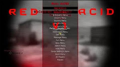 RED ACID V1 Dope Bypass Menu [ 1.11 menu NO JAILBREAK ]