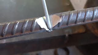 how to weld a simple and strong concrete rebar joint