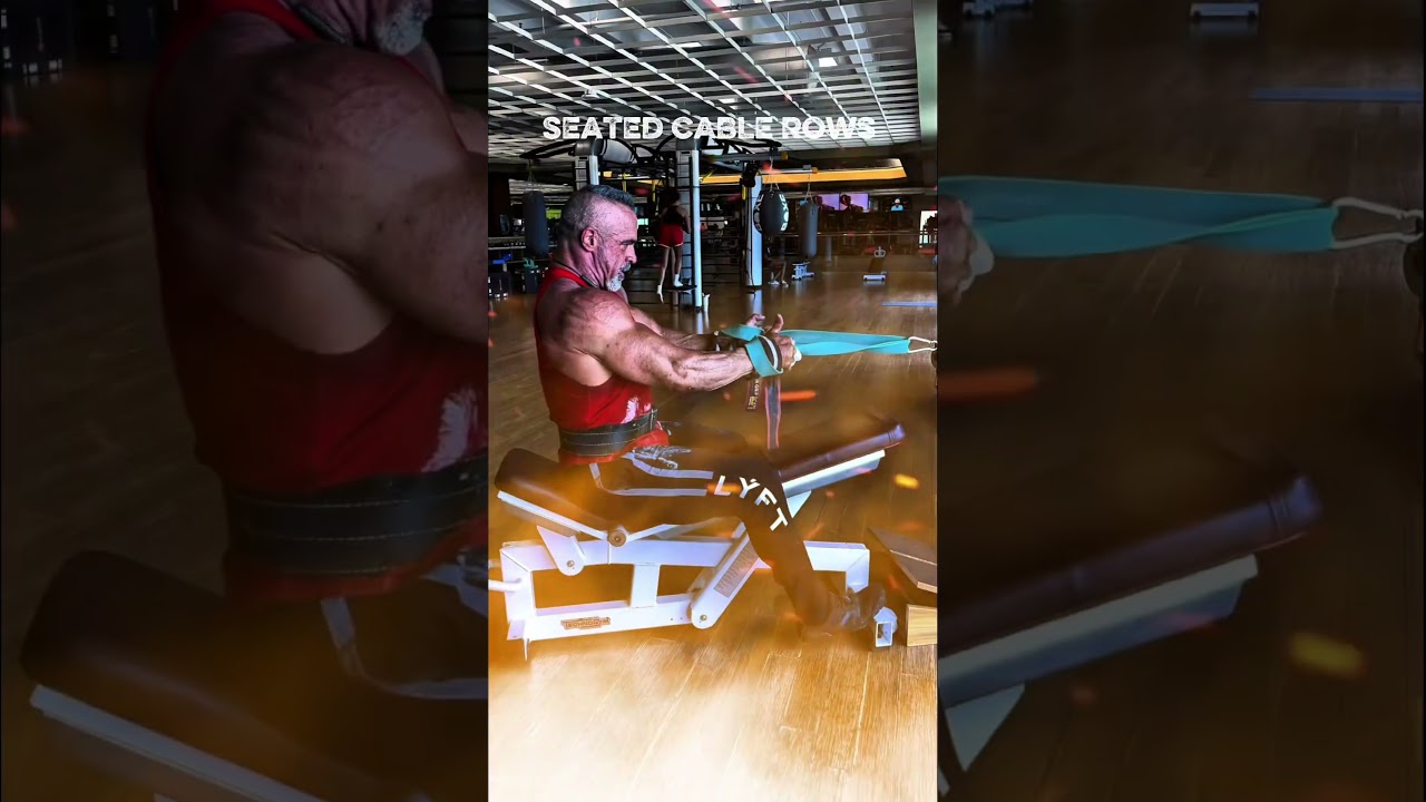 Seated cable row motivation #workout #motivation #exercise
