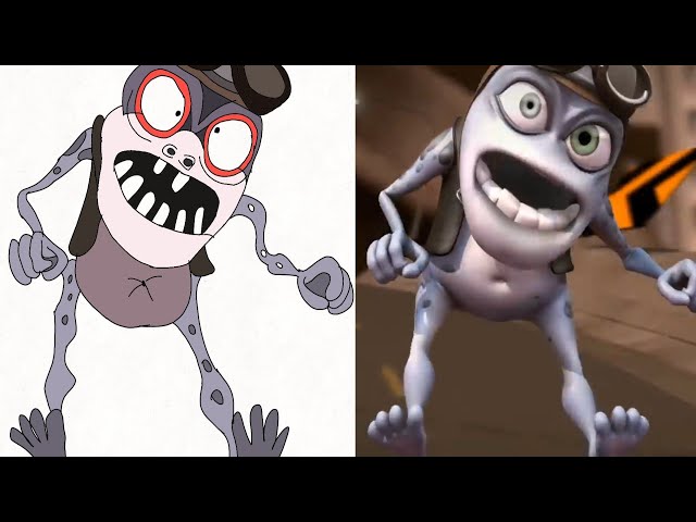 Axel F / Crazy frog funny Drawing meme class=