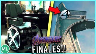 Los FINALES de AVENGERS ENDGAME (Los 4 Fantásticos - X Men - Young Avengers - Kate bishop- Galactus)