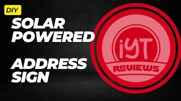 Putting up LED Illuminated House Numbers Solar Powered Address Sign