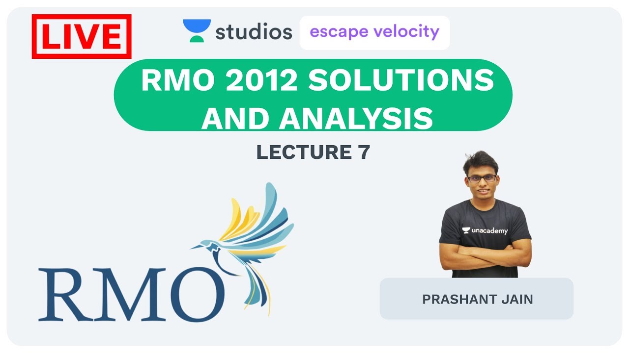 L7: RMO 2012 Solutions and Analysis | RMO Crash Course 2019 | Prashant Jain