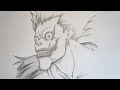 How To Draw Ryuk Death Note Step By Step Anime Drawing Tutorial 