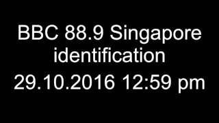BBC 88.9 Singapore identification