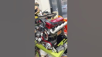 Chuanqi 277 CC V8 engine ignition #v8power #v8engine #v8 #gokart #RC #rccar #diy #model #engine #car