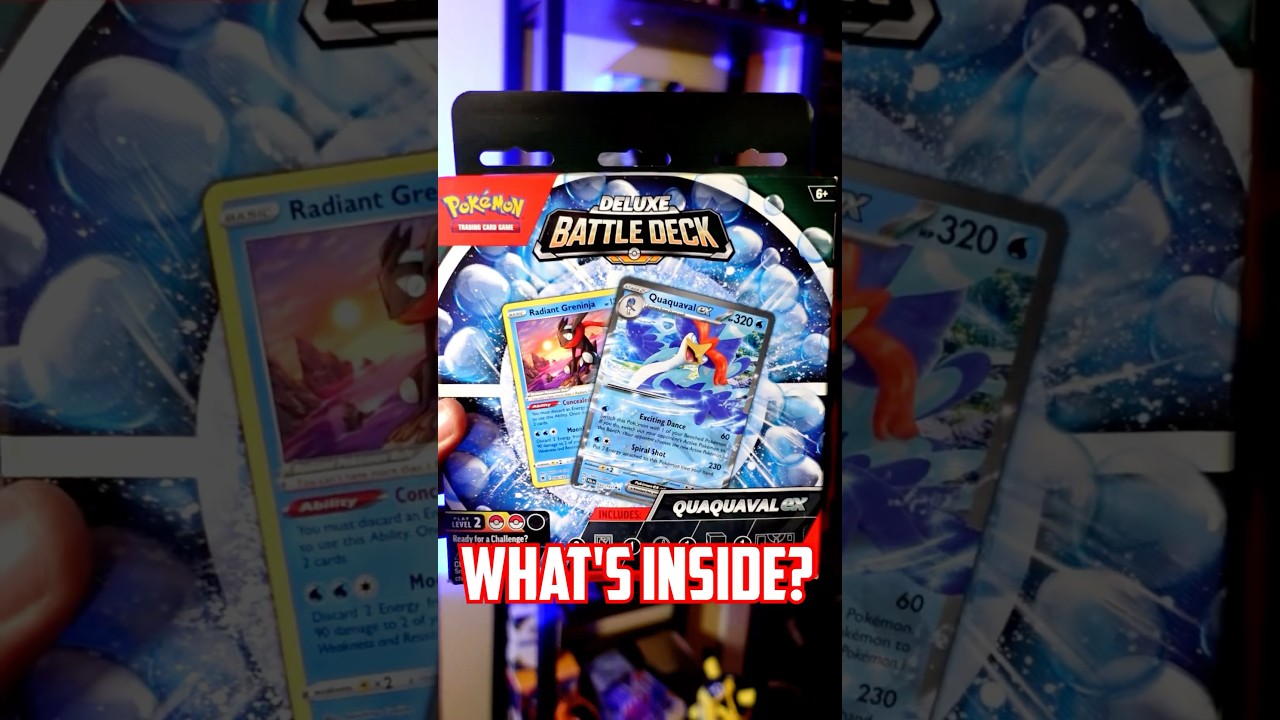 Quaquaval ex Deluxe Battle Deck Unboxing! (Pokemon TCG)