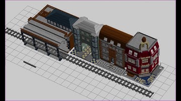 flashback 2012/2013: lego custom modular buildings mocs lego Modular Eigenbauten Modelle LDD