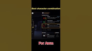 AWM OP! Best Free Fire Character Combo for Snipers🤫😎 #freefire #viral