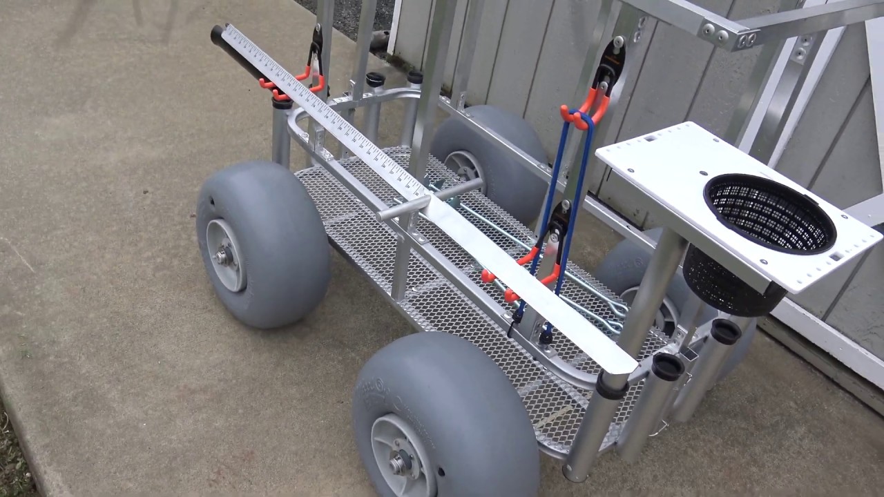 Ultimate DIY Surf Fishing Cart 