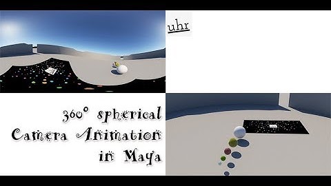 Maya: 360° Scene For Virtual Reality