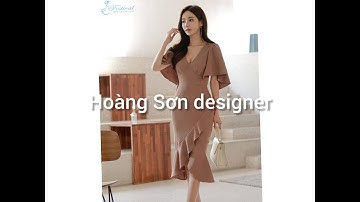 Dạy cắt may Hoàng Sơn hướng dẫn cách cắt đầm cổ tim cắt chân ngực theo mẫu|Hoàng Sơn designer