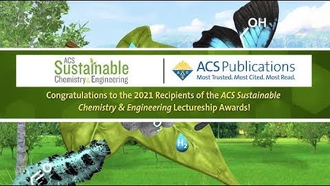 Congratulations to the 2021 ACS Sustainable Chemistry & Engineering Lectureship Award Winners