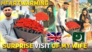 HEARTWARMING SURPRISE VISIT OF MY WIFE TO PAK|| HOME DIARIES