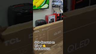 summer sale direct 50% discount TCL 50 INCH QLED TV