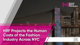 HRF Projects the Human Costs of the Fashion Industry Across NYC
As the 2023 New York Fashion Week (NYFW) came to a close, the Human Rights Foundation (HRF) projected images depicting the human costs of the industry on iconic landmarks and billboards across New York City.
The projection campaign is part of HRF’s Discounted Lives initiative, first launched at the 2023 South by Southwest (SXSW) conference in collaboration with Le Truc, a creative collective within Publicis Groupe. The interactive installation displayed two racks of T-shirts, one listed at $4.99 and the other at $44.99. Receipts reveal the reasons behind the price difference, including forced labor and other human rights violations.
As the fashion industry is celebrated in New York City, HRF encourages consumers to think twice about their purchases and to hold designers, brands, and manufacturers accountable for their complicity in the CCP’s oppression of the Uyghur people. Consumers can download HRF’s award-winning Uyghur Forced Labor Checker, a Google Chrome extension that notifies them when they visit a website of a brand that is likely linked to Uyghur forced labor, prompting them to reconsider their purchase.
#HumanRightsFoundation #HRF #wearyourvalues
👉 Learn more: https://hrf.org/wearyourvalues/discounted-lives/
Learn more about our work at the Human Rights Foundation!
Website: https://hrf.org
X (formerly known as Twitter): https://twitter.com/HRF
Instagram: https://www.instagram.com/hrf/
LinkedIn: https://www.linkedin.com/company/hrf/
Subscribe to HRF’s Substack: https://humanrightsfoundation.substack.com/
Join us in promoting freedom where it’s most at risk!
Donate today: https://hrf.org/?form=donate HRF Projects the Human Costs of the Fashion Industry Across NYC