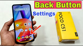 Poco C51 Back Button Settings | How To Set Back Button Settings Poco C51 | Poco C51 Back Button Show screenshot 5