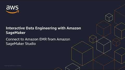 Interactive data processing on Amazon EMR from Amazon SageMaker