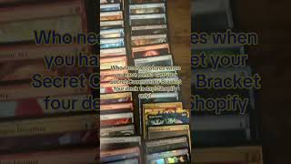 Bracket Four Secret Commander Deck only on Shopify get yours today!