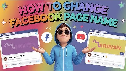 Change Facebook page name | Easy Guide Step by step