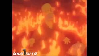 When the fire starts to burn ft. Homer