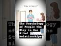 The Psychology of People Who Stay in One Sided Relationships