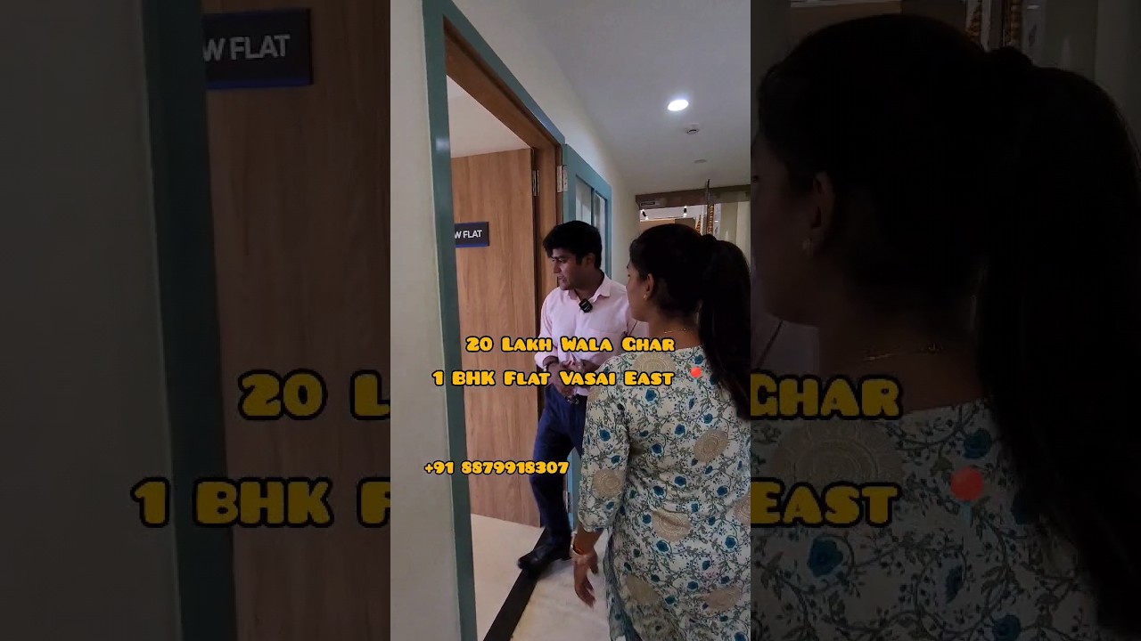 😍 20 Lakh Mein 1 BHK Flat 🏡😍❤️ Vasai East Mein 📍 
