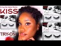 KISS LASH COUTURE TRIPLE PUSH UP COLLECTION TRY ON HAUL l NelleDoingThings!