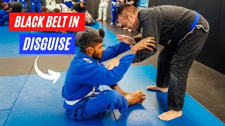 Fake White Belt BJJ Prank (Black Belt Poses As A White Belt) screenshot 4