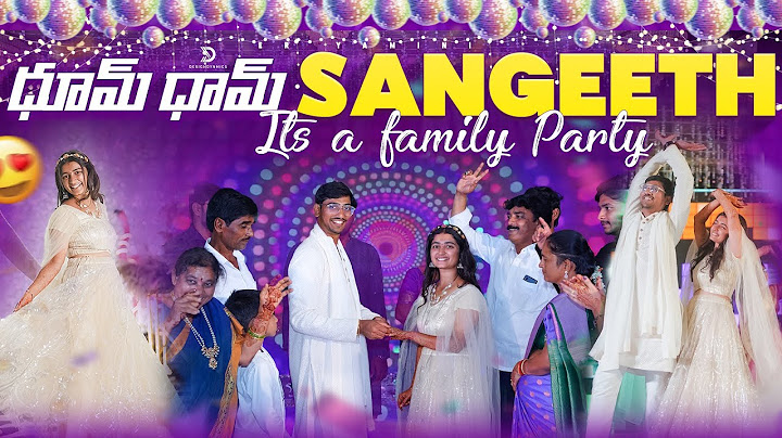 మా ధూమ్ ధామ్  DANCE | Sangeeth | YAMINI 🤍 Ashok | Day 3 | WEDDING SERIES |