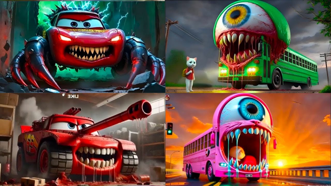 ℹ️ 🚀 EPIC Tiles Hop Battle | School Bus vs Train Eater (Impossible!)