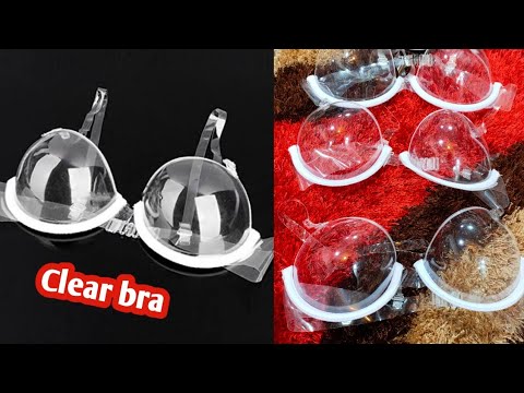 Women Transparent Clear Bra/ Invisible Strap Plastic Bra