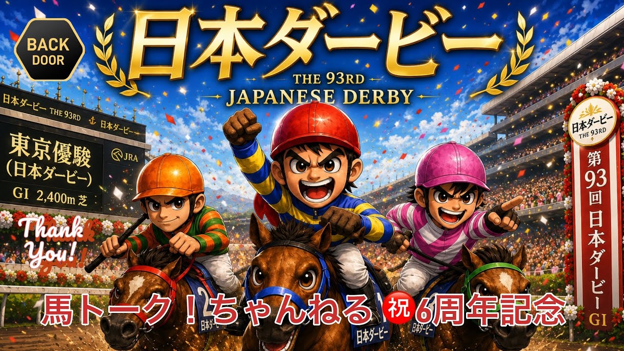 日本ダービースペシャル】㊗️6周年記念！中央競馬全レース予想ライブ