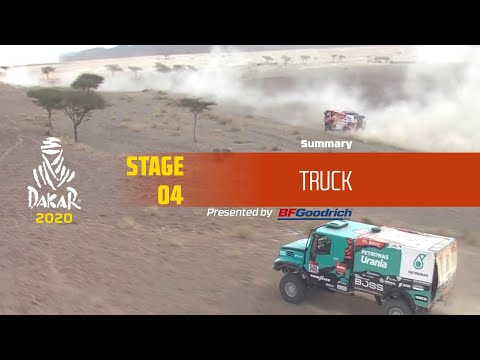 Dakar 2020 - Stage 4 (Neom / Al Ula) - Truck Summary