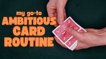 My Favorite Ambitious Card Routine Packs a PUNCH! Strong Magic at Its Best!